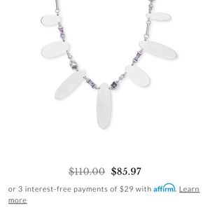 Kendra Scott Jewelry - Airella Silver Choker Necklace In Lilac Mix Kendra Scott Jewelry - Airella Silver Choker Necklace In Lilac Mix